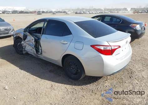 2015 Toyota Corolla L from USA, damaged, VIN 5YFBURHE6FP317846